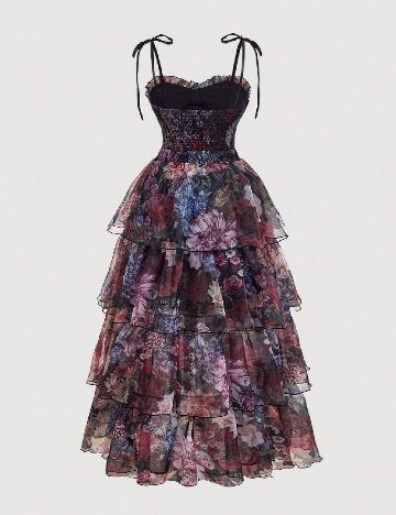 Rochie scurta SHEIN CURVE, floral