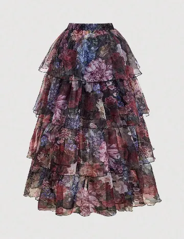 Rochie scurta SHEIN CURVE, floral