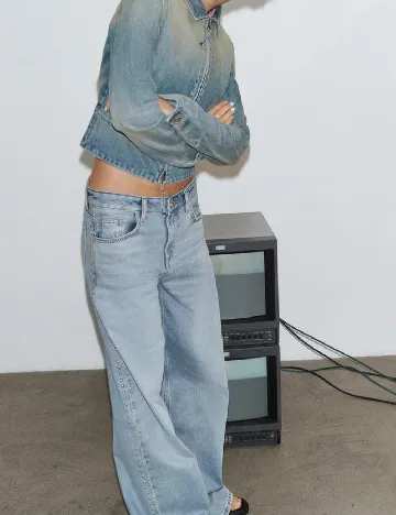 Blugi Zara, albastru