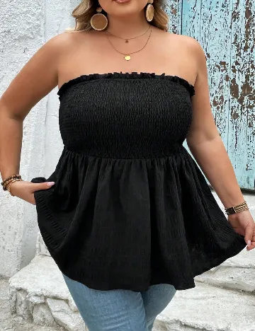 Bluza SHEIN CURVE, negru