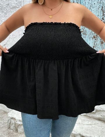 Bluza SHEIN CURVE, negru