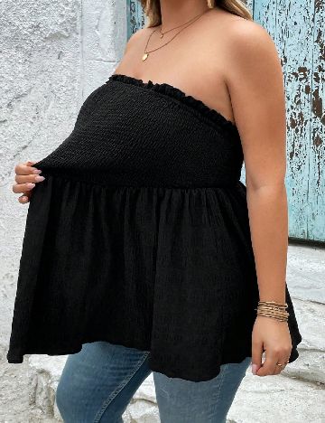 Bluza SHEIN CURVE, negru