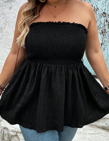 Bluza SHEIN CURVE, negru