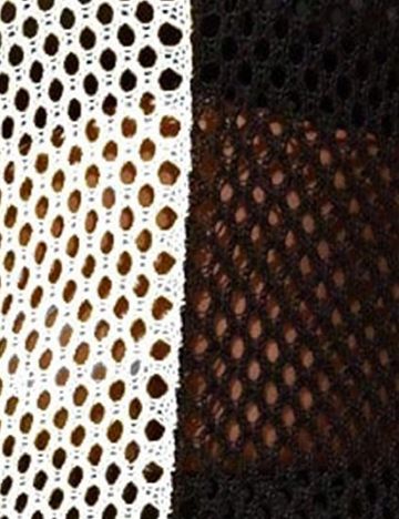 Rochie de plaja SHEIN CURVE, alb/negru