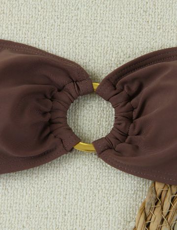 Costum de baie SHEIN, maro