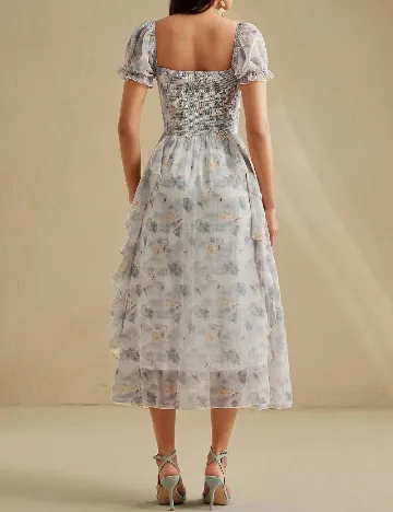 Rochie medie Anewsta, mix culori