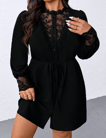 Rochie scurta SHEIN CURVE, negru