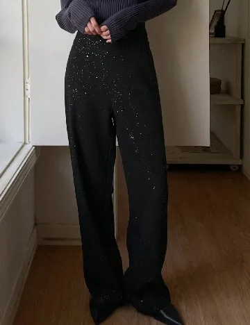 Pantaloni Dazy, negru