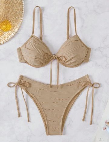 Costum de baie SHEIN, maro