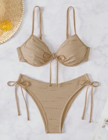 Costum de baie SHEIN, maro