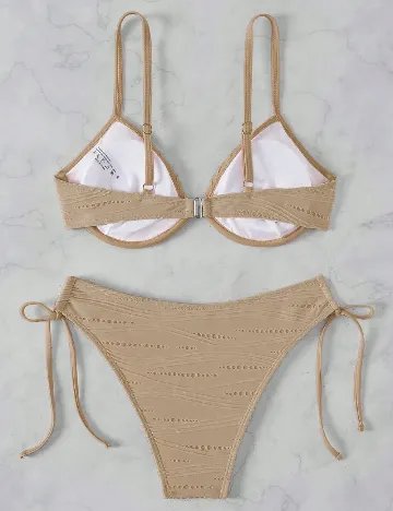 Costum de baie SHEIN, maro