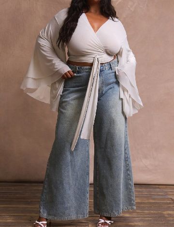 Top Musera Plus Size, gri