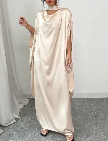 Rochie lunga SHEIN, crem