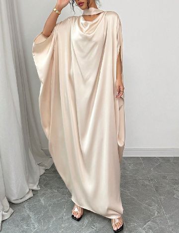 Rochie lunga SHEIN, crem