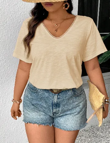 Bluza SHEIN CURVE, bej