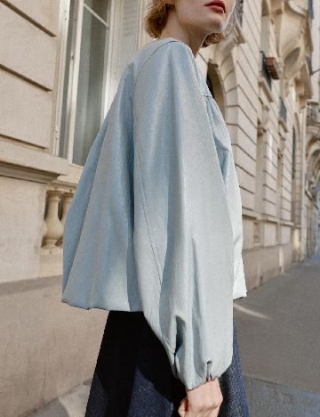 Jacheta Oversize Zara, albastru