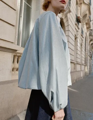 Jacheta Oversize Zara, albastru