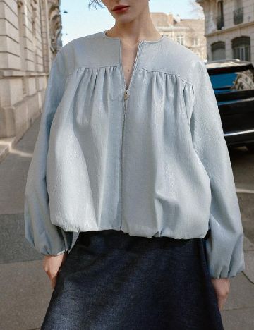 Jacheta Oversize Zara, albastru