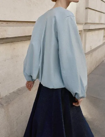 Jacheta Oversize Zara, albastru