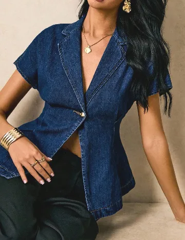 Bluza Poeselle, bleumarin