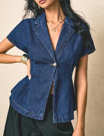 Bluza Poeselle, bleumarin