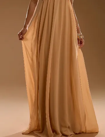 Rochie lunga SHEIN, crem