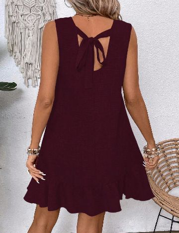 Rochie scurta SHEIN, visiniu