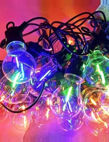 Ghirlanda luminoasa, 16 becuri, 13,5 metri Kema Keur, mix culori