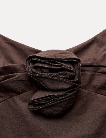 Top Zara, maro inchis