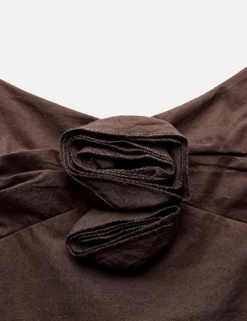 Top Zara, maro inchis