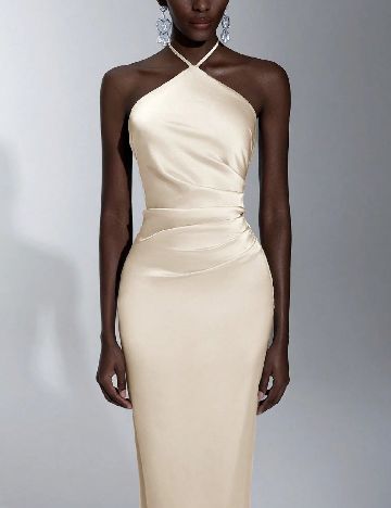 Rochie lunga SHEIN, ecru