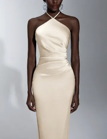 Rochie lunga SHEIN, ecru