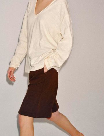 Pantaloni scurti Zara, maro