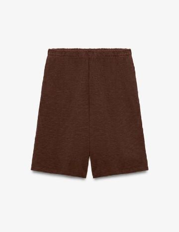 Pantaloni scurti Zara, maro