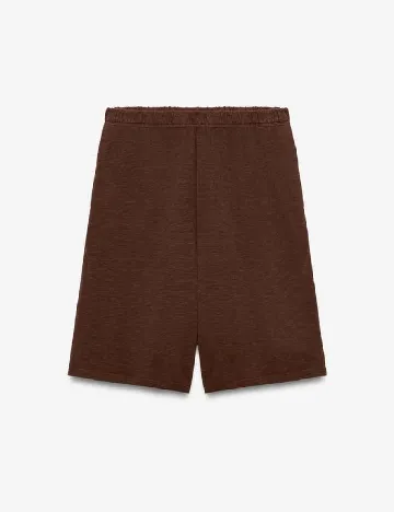 Pantaloni scurti Zara, maro