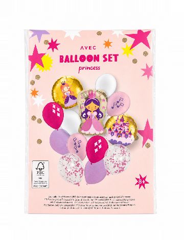 Set baloane 13 bucati AVEC, mix culori