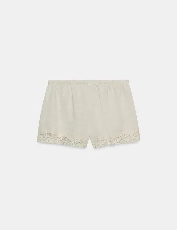 Pantaloni scurti Zara, bej