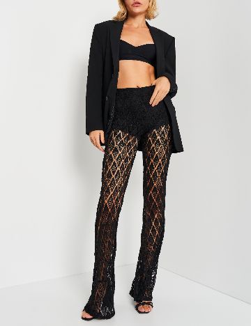 Pantaloni Bershka, negru