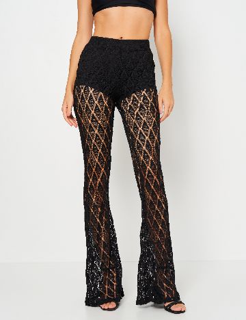 Pantaloni Bershka, negru