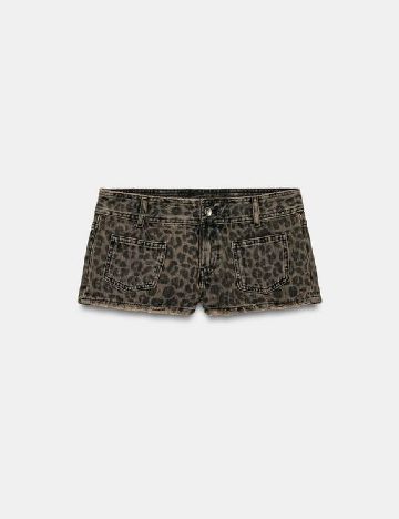 Pantaloni scurti Zara, animal print
