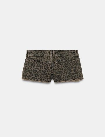 Pantaloni scurti Zara, animal print