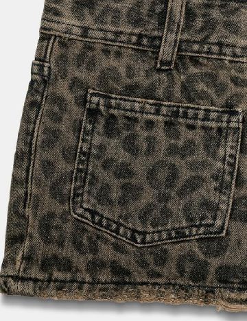 Pantaloni scurti Zara, animal print