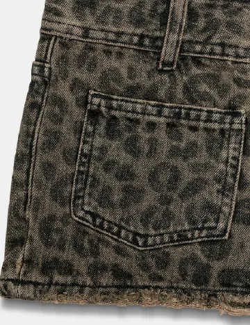 Pantaloni scurti Zara, animal print