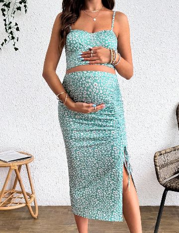 Compleu SHEIN Maternity, floral print