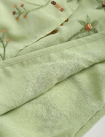 Rochie scurta SHEIN, verde