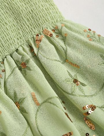 Rochie scurta SHEIN, verde