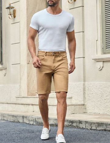 Pantaloni scurti SHEIN, maro