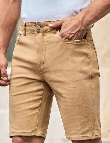 Pantaloni scurti SHEIN, maro