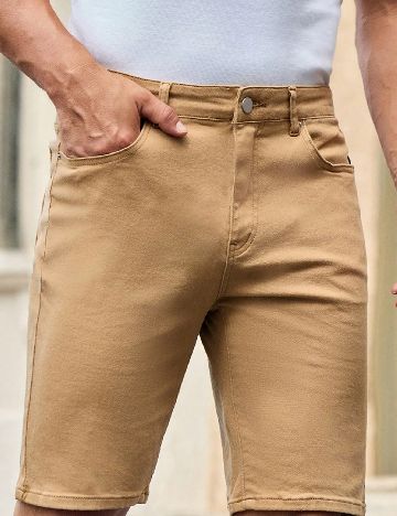 Pantaloni scurti SHEIN, maro