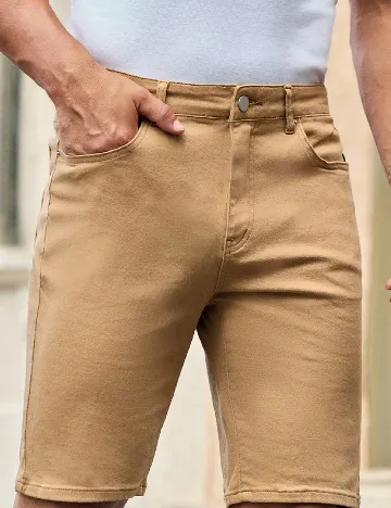 Pantaloni scurti SHEIN, maro